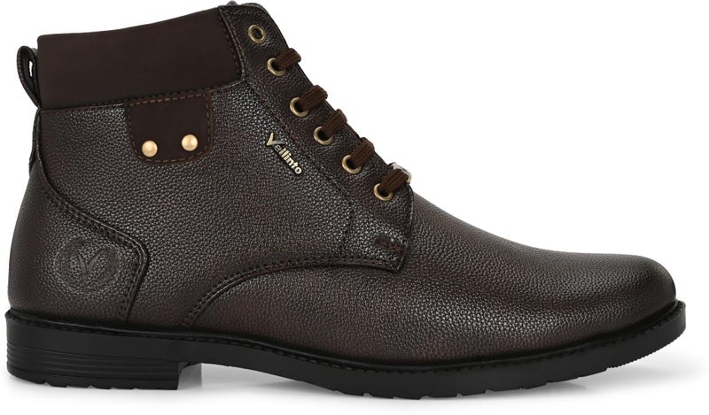 Vellinto DELIGHT Casual Boots ll Synthetic Leather Boots For Casual Wear - Image 5
