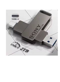 ماركة غير محددة فلاش ميمورى 2 تيرا بايت tab c * usb فائق السرعه سونى لون اسود  - Image 1
