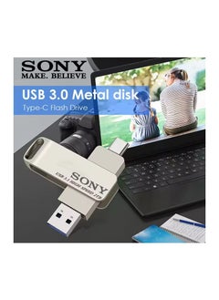 ماركة غير محددة فلاش ميمورى 2 تيرا بايت tab c * usb فائق السرعه سونى لون اسود  - Image 2