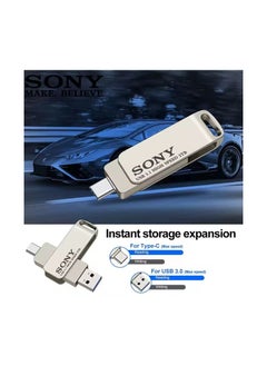 ماركة غير محددة فلاش ميمورى 2 تيرا بايت tab c * usb فائق السرعه سونى لون اسود  - Image 4