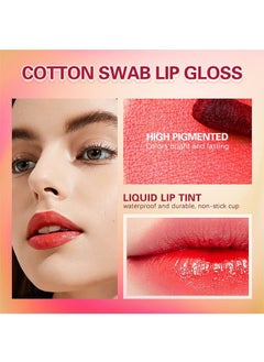 ibcccndc 3 Piece Tattoo Lipstick Lip Tint Non Stick Cup Lip Tint Discard After Use 04 Pink  - Image 5