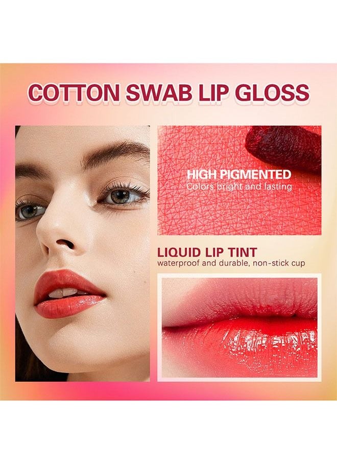 ibcccndc 3 Piece Tattoo Lipstick Lip Tint Non Stick Cup Lip Tint Discard After Use 04 Pink  - Image 5