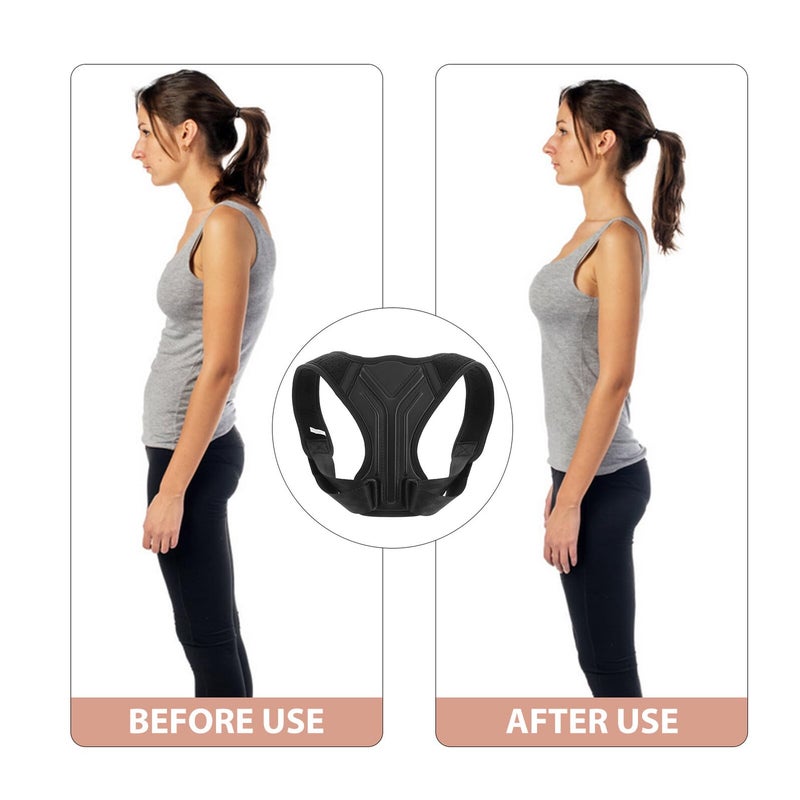 Adjustable Posture Corrector Back Brace Xs 50 70cm Lightweight Breathable Hunchback Support - Image 4