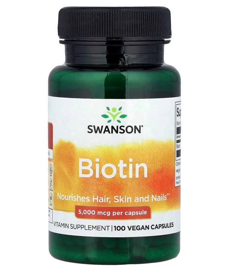 Biotin 5000 mcg 100 Vegan Capsules