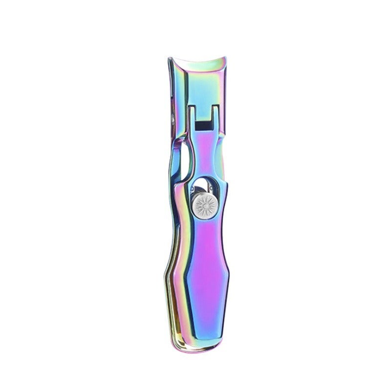 Nail Clippers German Large Anti-Splash Stainless Steel Large Opening Nail Clippers Single Set Portable Gray Nail Clippers - Image 1