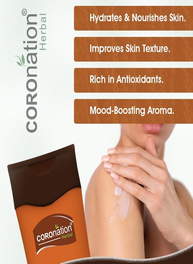 COROnation Herbal لوشن الجسم المرطب كورونيشن برائحة القهوة العشبية والشوكولاتة للرجال والنساء | لتغذية وترطيب عميقين - 500 مل - Image 2