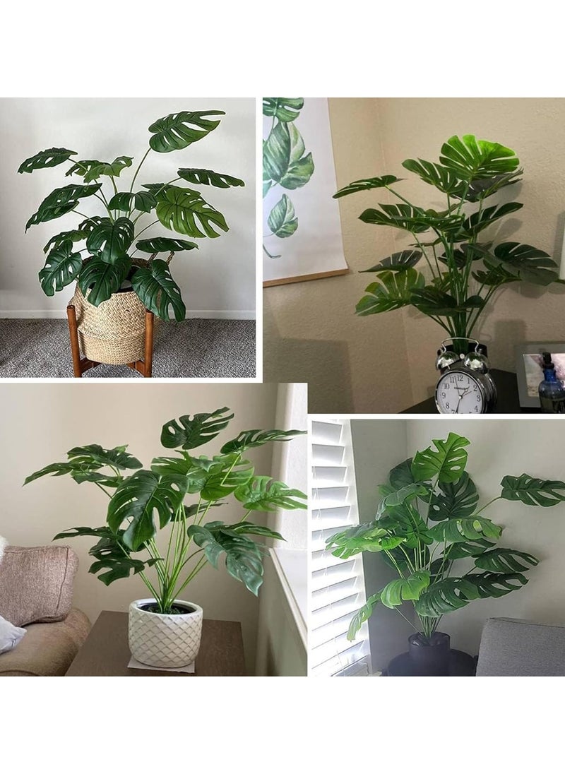 TYCOM Artificial Tree Fake Plants Fake Trees Faux Plants Indoor Realistic Plants for Office Home Room Store Decor Height 120 CM Monstera.  - Image 4