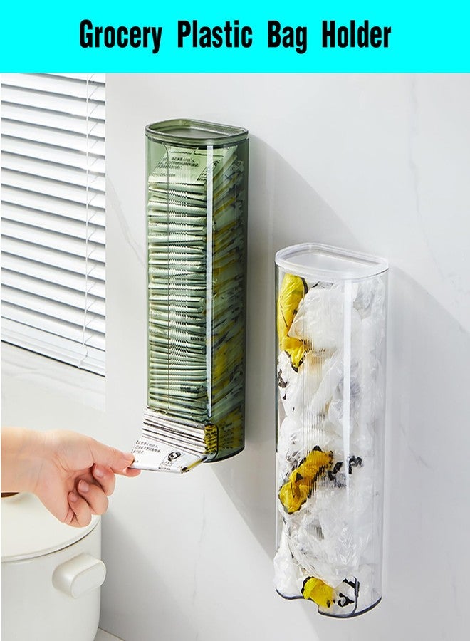 Heiboa Grocery Plastic Bag Dispenser Holder, Sock Underwear Organizer Wall Mount Multifunctional Bag Saver Kitchen Storage Holder for Storing Socks Ties Plastic Bag - Image 3