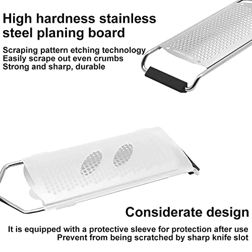 TASKHOUSE Lemon Zester Razor Sharp Stainless Steel Blade Grater for Cheese, Ginger, Garlic, Chocolate, Vegetables & Fruits (Black) - Image 4