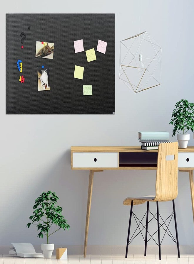 JILoffice Bulletin Board, Magnetic Board 36 x 24 Inch, Great Wall Mounting Board with 40 Magnets, Decorative Board for Photos and Messages for Office Home and School - Image 4