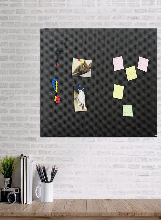 JILoffice Bulletin Board, Magnetic Board 36 x 24 Inch, Great Wall Mounting Board with 40 Magnets, Decorative Board for Photos and Messages for Office Home and School - Image 5