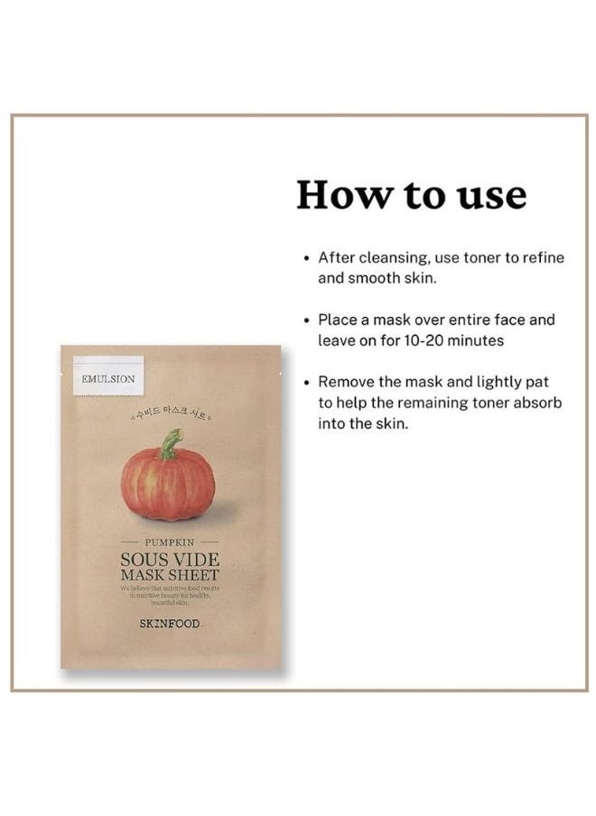 Pumpkin Sous Vide Mask Sheet 20g