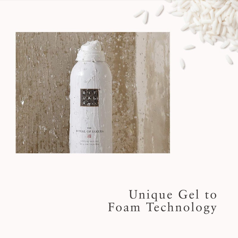 RITUALS The Ritual of Sakura Foaming Shower Gel Cherry Blossom, 6.7 Fl Oz - Image 4