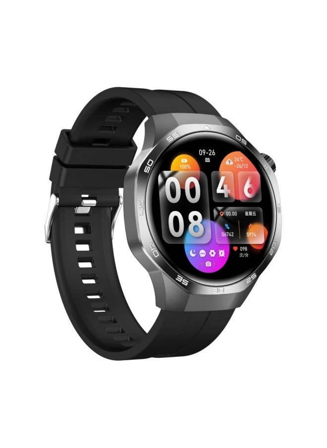 PRO Smart Watch GT5 PRO with Bluetooth Call Function (Answer/Make Calls), Fitness Tracking Watch with Sleep Monitoring Function, for iPhone/Android, IP68 Waterproof (Leather Black)  - Image 2