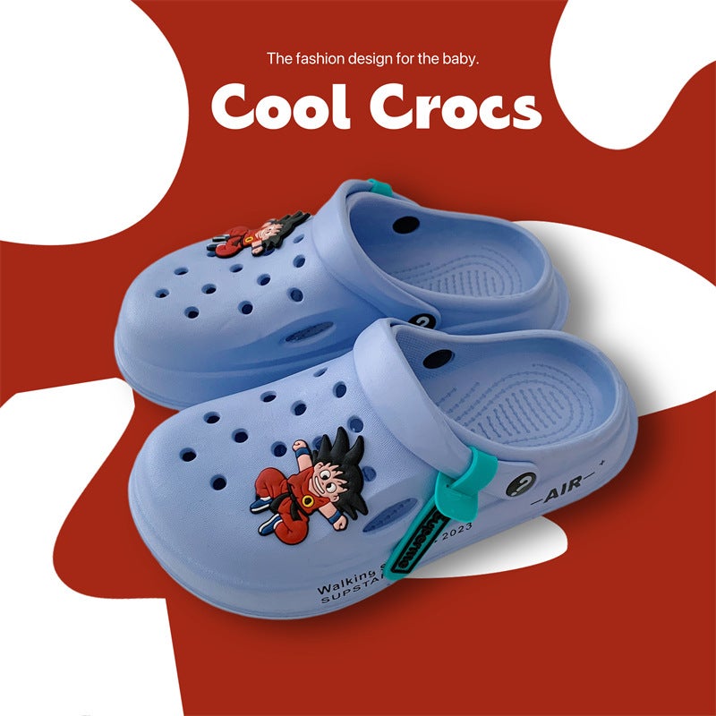 Eva Hole Shoes Children'S Slippers Summer Boys And Girls Baby Children Wear Thick-Soled Non-Slip Sandals - Image 1