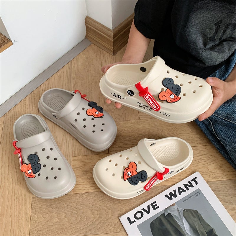 Eva Hole Shoes Children'S Slippers Summer Boys And Girls Baby Children Wear Thick-Soled Non-Slip Sandals - Image 2