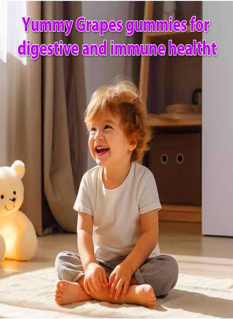 Wins Town - Organic Natural Multivitamin Gummies Helps Your Child's Immune System Health Helps Support Energy Production Bone Muscles 60 Tablets - Image 1
