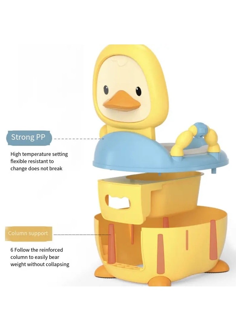 Creative Toilet Household Mobile Small Toilet Drawer Type Potty Yellow