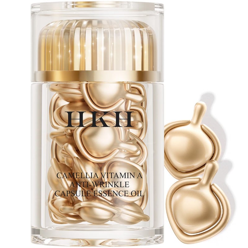 HKH Retinol  HPR Serum for Face  AntiAging Wrinkle Night Retinol Capsules Peptide Serum for Women Reduce Fine Lines Tighten Sagging Skin FragranceFree AlcoholFree  NonGreas