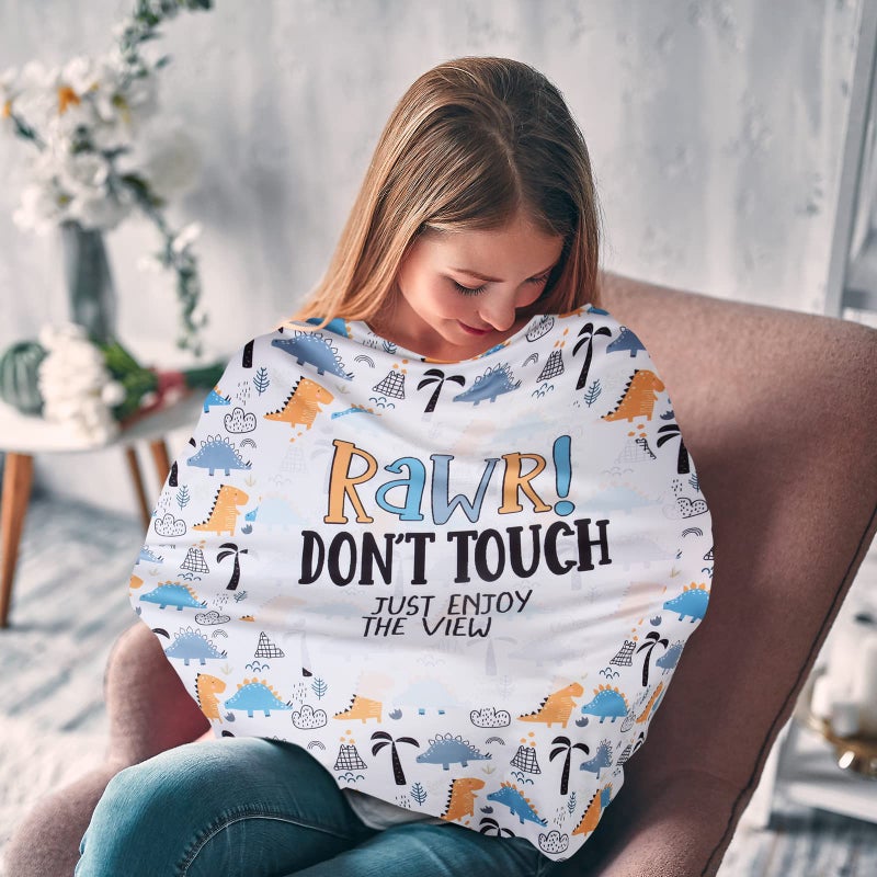 Metplus غطاء مقعد السيارة من متبلس لتغذية الأطفال، ناعم وقابل للتمدد وقابل للتنفس وسهل الاستخدام، هدايا استحمام الرضع، أساسيات حديثي الولادة - Image 5