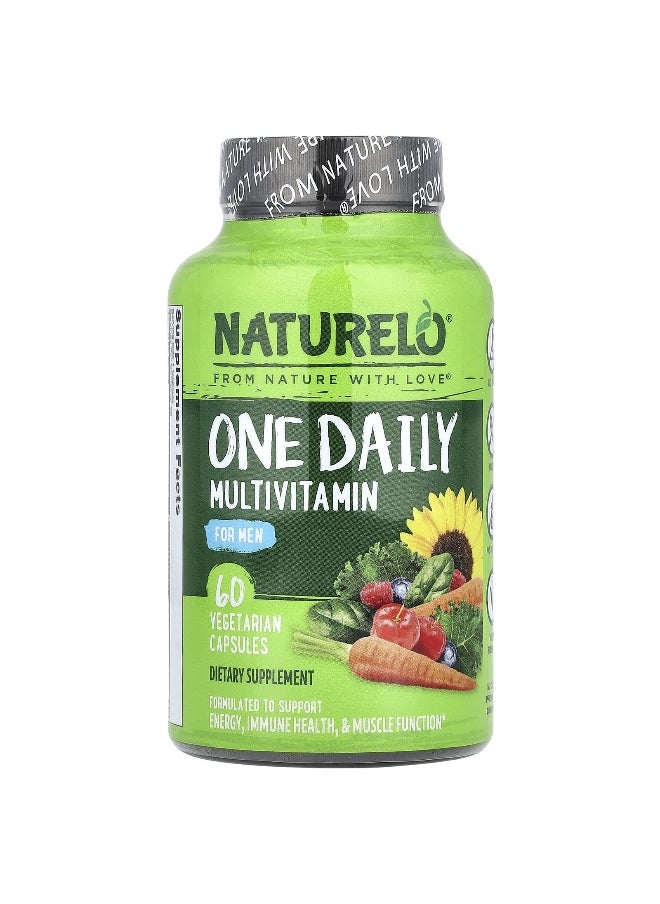 NATURELO NATURELO, One Daily Multivitamin for Men, 60 Vegetarian Capsules  - Image 1