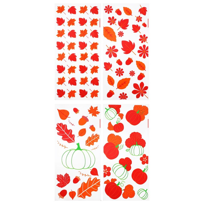 Halloween Thanksgiving Candy Bags 100pcs 13x27cm Pumpkin Maple Leaf Pattern Party Favors - Image 2