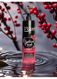 VCare V Care Body Wash 1litre - Brightening & Nourishing Formula | Bearberry & Licorice Extract | Large Size | Hydrating Body Wash for Radiant Skin | Suitable for all skin types  - Image 4