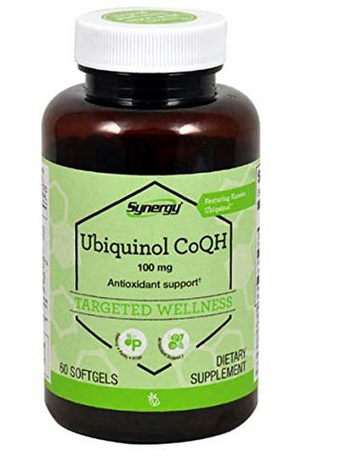 Vitacost Brand Vitacost Synergy Ubiquinol CoQH Featuring Kaneka QH-- 100 Miligram- 60 Softgels 