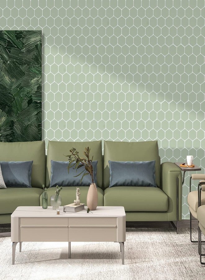 WalDecoo Hexagon Peel and Stick Backsplash, 10 Sheets Premium 3D Self Adhesive Wall Tile Sticker, Large Stick on Backsplash for Kitchen and Bathroom（12" x 12"） - Image 2