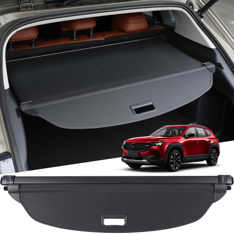 Birbenben OEM Style Cargo Cover for Mazda CX50 Gas CX 50 Hybrid 20232026 Accessories Retractable Trunk Cover Security Shield Shade Privacy Screen with Car Headrest Hooks for 2025 2024 Mazda CX50 - Image 3
