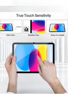 ZORIK ZORIK Screen Protector for iPad A16 2025 11th/10th 2022 Generation (11-inch/10.9), HD Clear Tempered Glass Film Guard -1 Pack  - Image 3