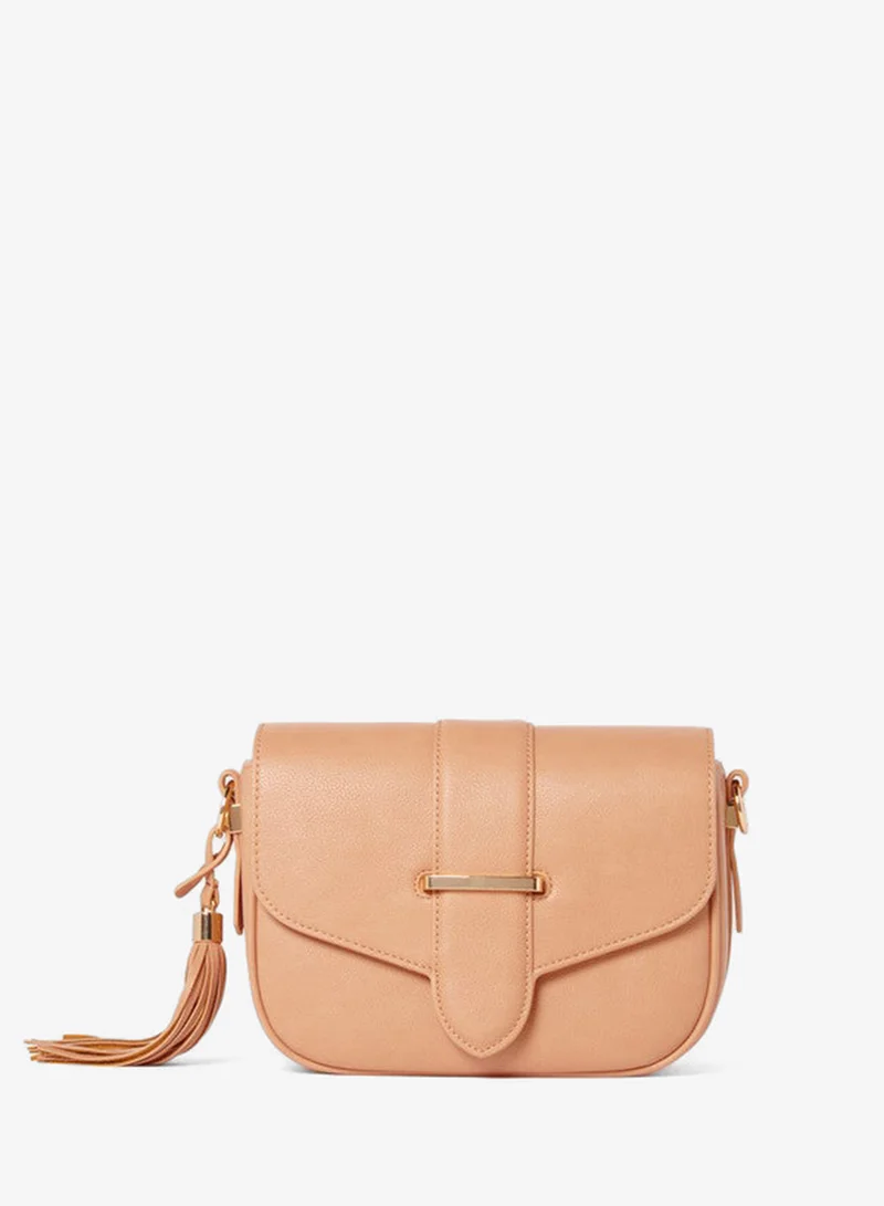 فورايفر نيو THEA Tassel Saddle Bag