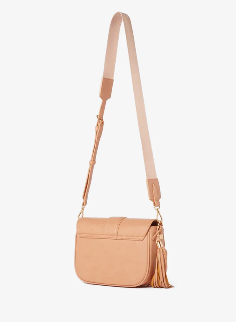 فورايفر نيو THEA Tassel Saddle Bag