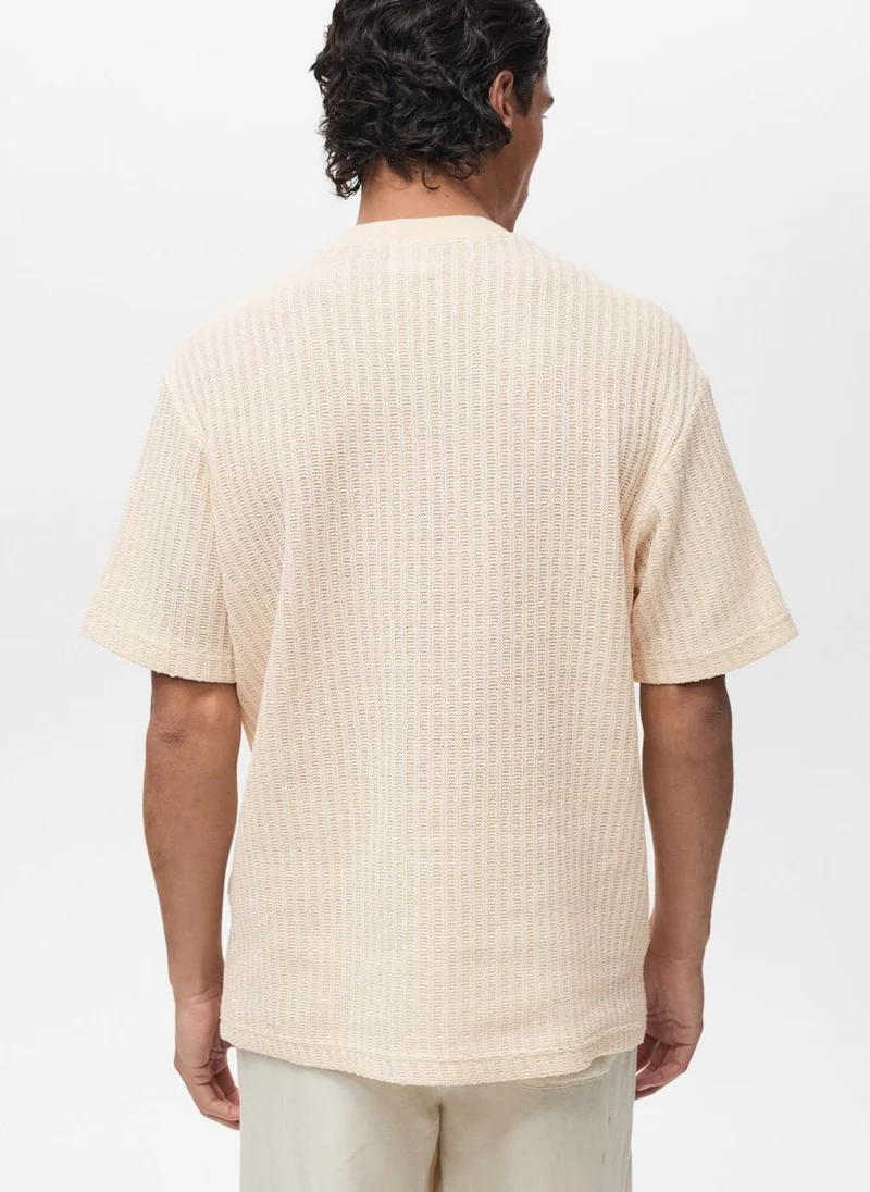 مانجو مان Striped Jersey T-Shirt