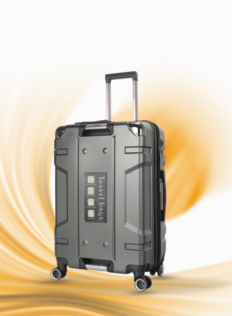 ستارجولد طقم حقائب سفر بعجلات من 3 قطع TPC عجلات جانبية صلبة مع قفل TSA - Image 2