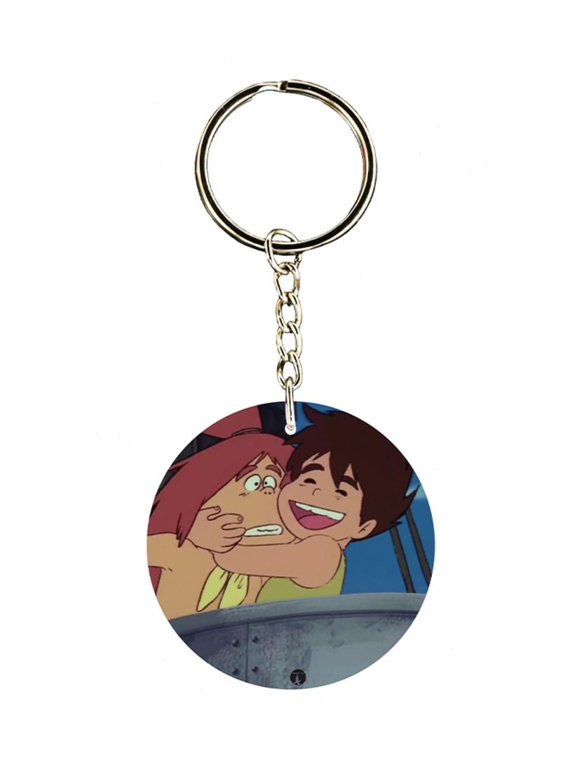 Adnan And Lina Anime Key Chain
