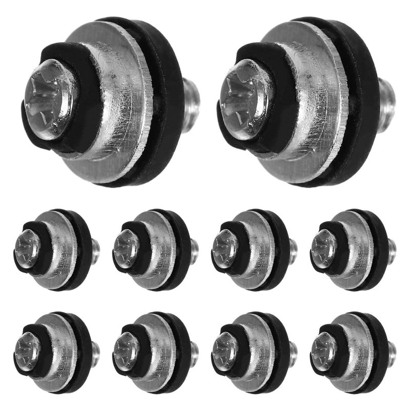 10 قطع من براغي التثبيت الصغيرة الماصة للصدمات مقاس M3 × 8.7 مم لإصلاح الكمبيوتر واللابتوب، قطع غيار بديلة للقرص الصلب. - Image 2