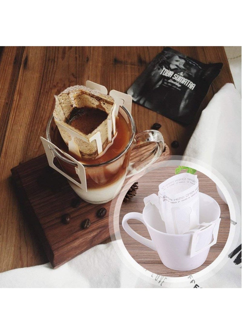 Generic - Disposable Drip Coffee Bag - Hanging Coffee Filter Paper Bag Portable Hygienic Suitable For Office Travel Camping 100 pcs - Image 1