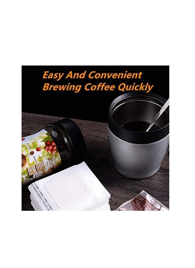 Generic - Disposable Drip Coffee Bag - Hanging Coffee Filter Paper Bag Portable Hygienic Suitable For Office Travel Camping 100 pcs - Image 1