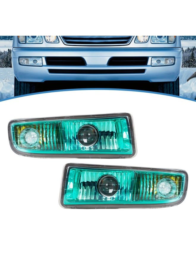 JESYMBX For LEXUS LX470 1998-2007 Fog Light Front Bumper Driving Lamp Headlight Green Left Right - Image 1