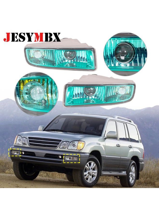 JESYMBX For LEXUS LX470 1998-2007 Fog Light Front Bumper Driving Lamp Headlight Green Left Right - Image 2