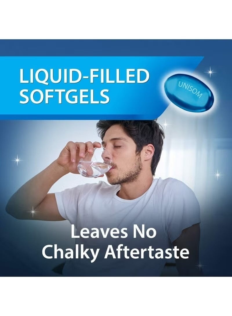 يونيسوم المواد الهلامية المساعدة على النوم أثناء الليل، ديفينهيدرامين Hci، عدد 100 - Image 3