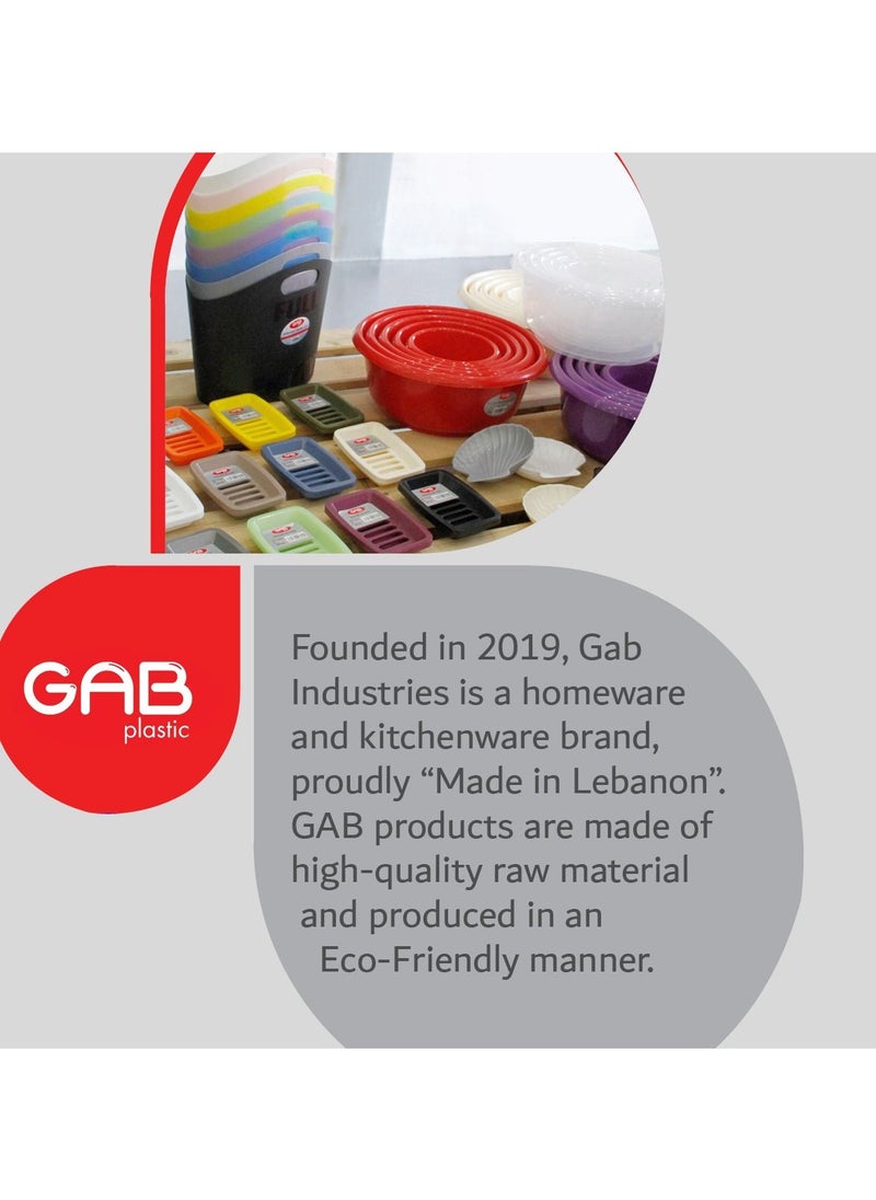GAB Plastic - GAB Multipurpose Washing Sink Plastic  Clear - Image 1