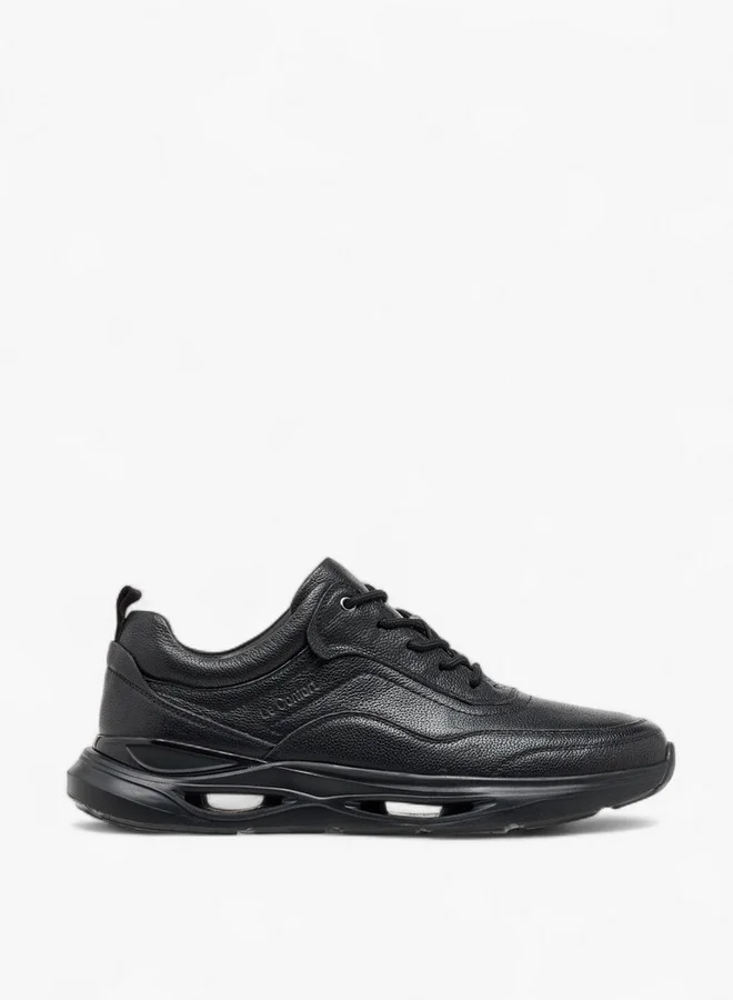 Le Confort Men Panelled Lace-Up Sneakers