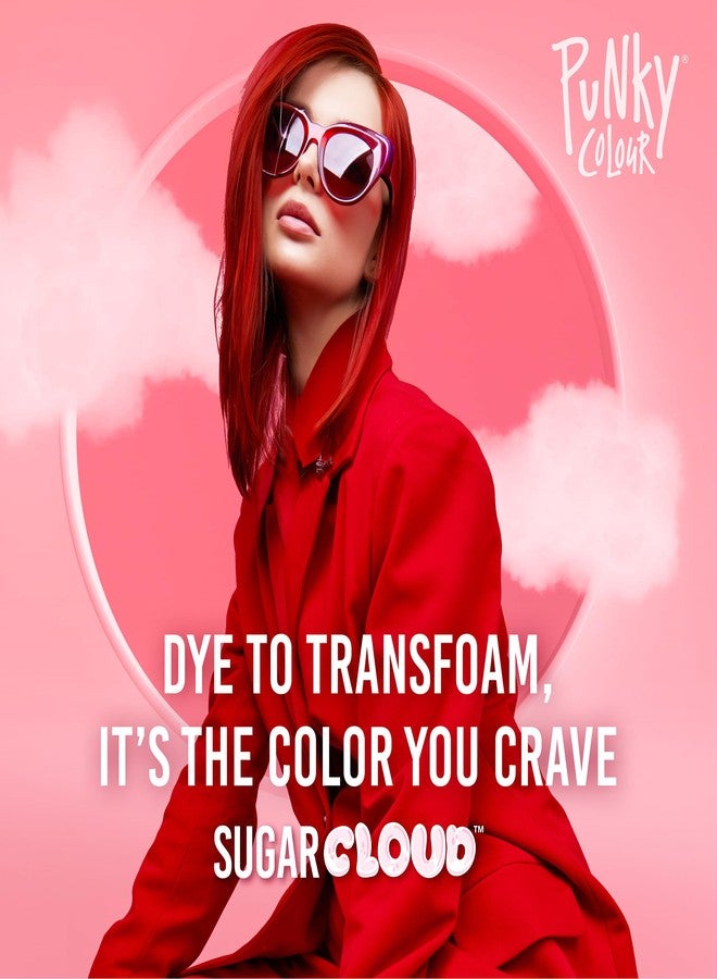Punky Sugar Cloud Semi-Permanent Foam Hair Color, Licorice - Vibrant Hair Dye for Long-Lasting Color, Easy Application Foam Hair Dye, 6 fl oz. - Image 2