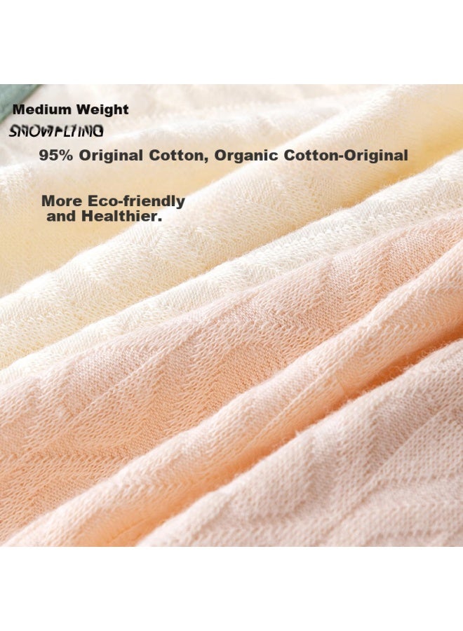 Snowflying Women's Cotton 7a Antibacterial High-waisted Plus Size Seamless Breathable Triangle Shorts - Image 2