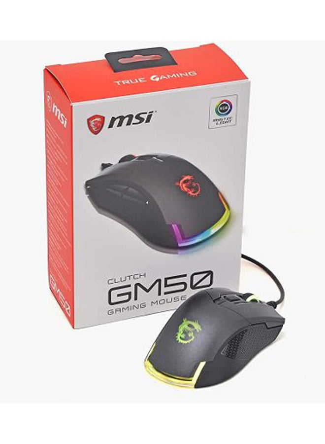 MSI GM50 Clutch Wired Gaming Mouse - Image 2