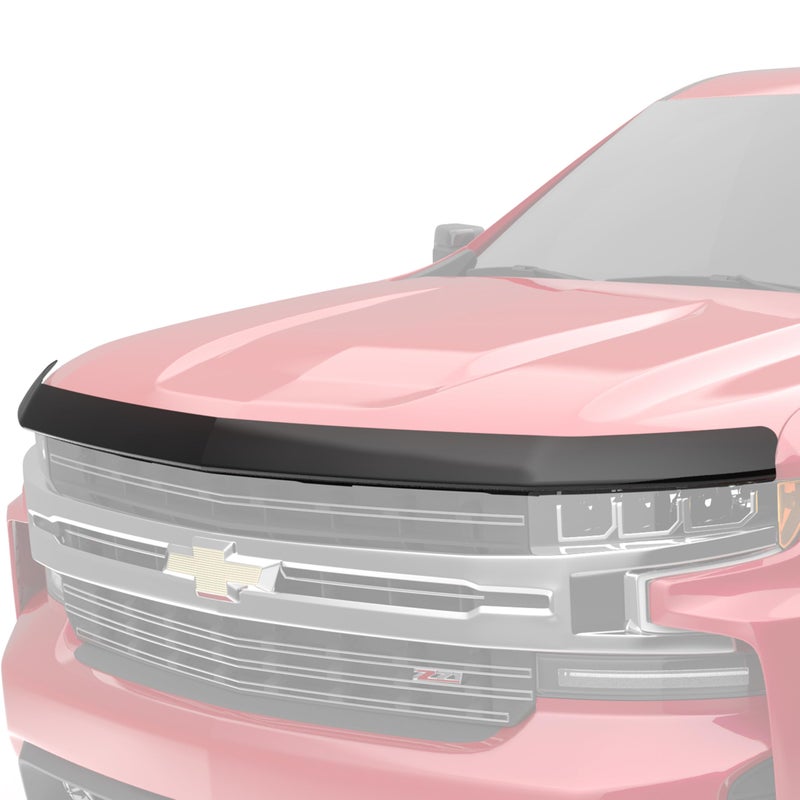 EGR 301691 SuperGuard Hood Guard Bug Deflector Protector Dark Smoke Finish Compatible with Select Chevrolet Silverado All Cabs Models