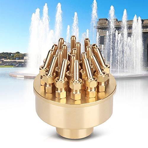 TOPINCN Fountain Nozzle Brass 3 Layers Adjustable Watering Sprayer Pond Sprinkle Jet DN40 - Image 5