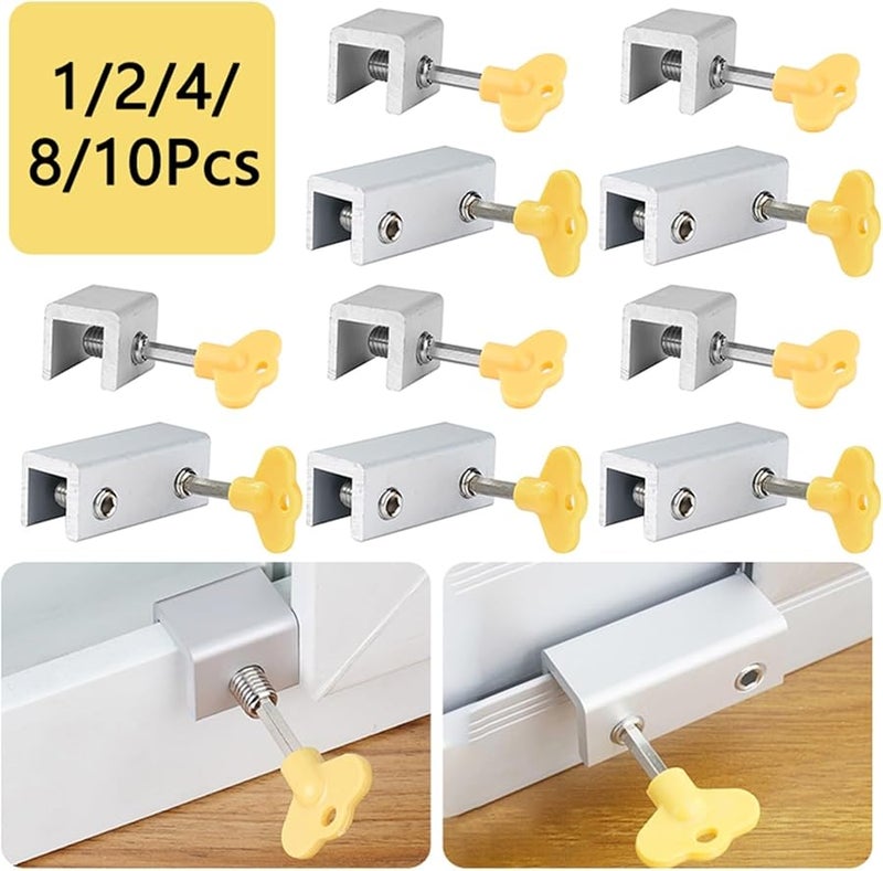 Sliding Window Door Locks Single Size 4 Pcs Set - Image 4